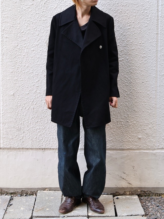 【y's bis limi】minimal trench half coat