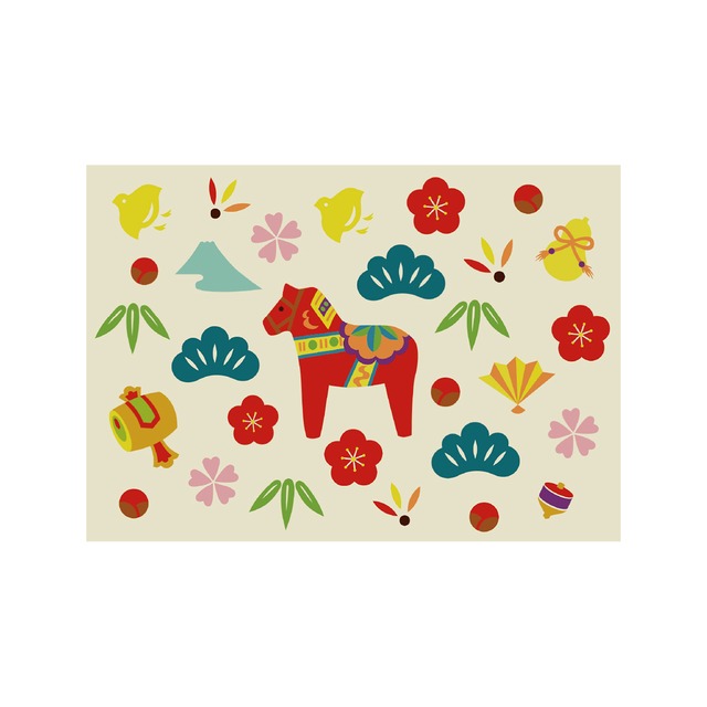 2026「午」年賀状　- 岡部版画工房 -