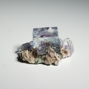 ヤオガンシャン産 フローライト 共生 / 原石 標本【E_1】