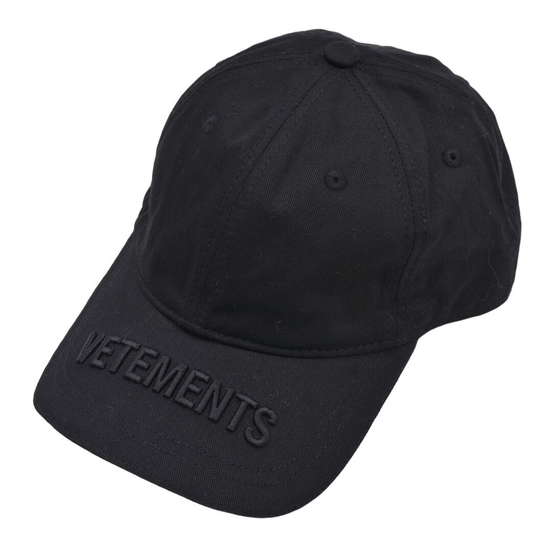VETEMENTS】BLACKOUT LOGO CAP | AYIN
