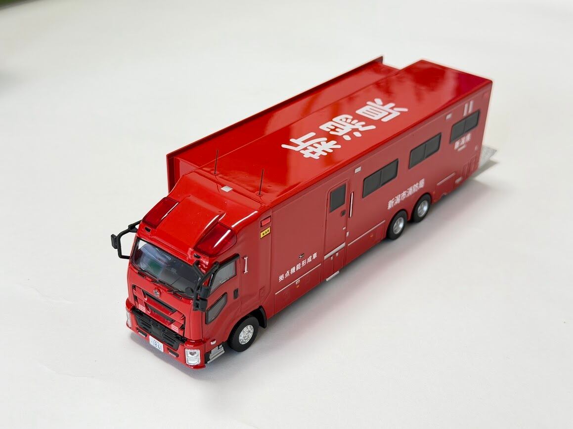 ACTCAR 新潟県消防局 拠点機能形成車 アクトカー ACT0004C ACTCAR 1/64スケール 新潟県消防局 拠点機能形成車（拡幅ボディ