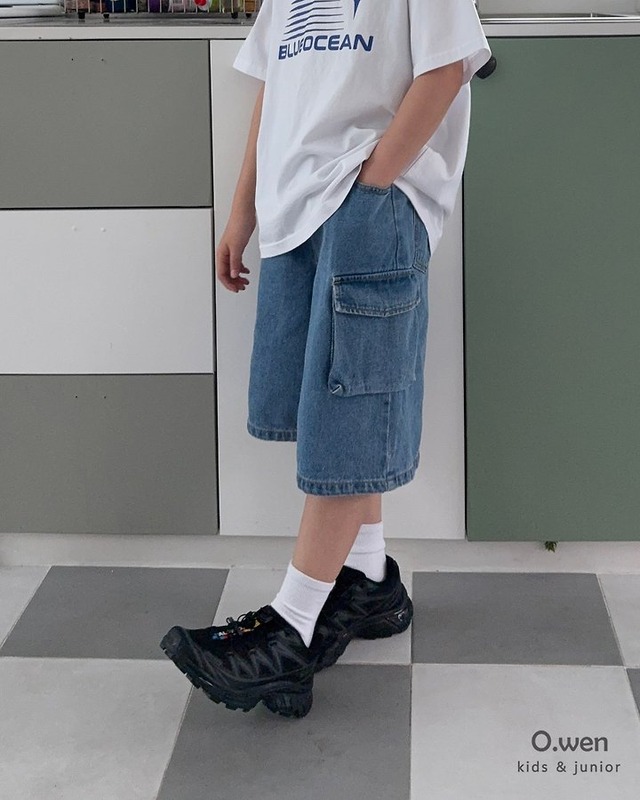 [O.wen] Pocket Bermuda Denim Pants / [오웬] 포켓버뮤다데님팬츠