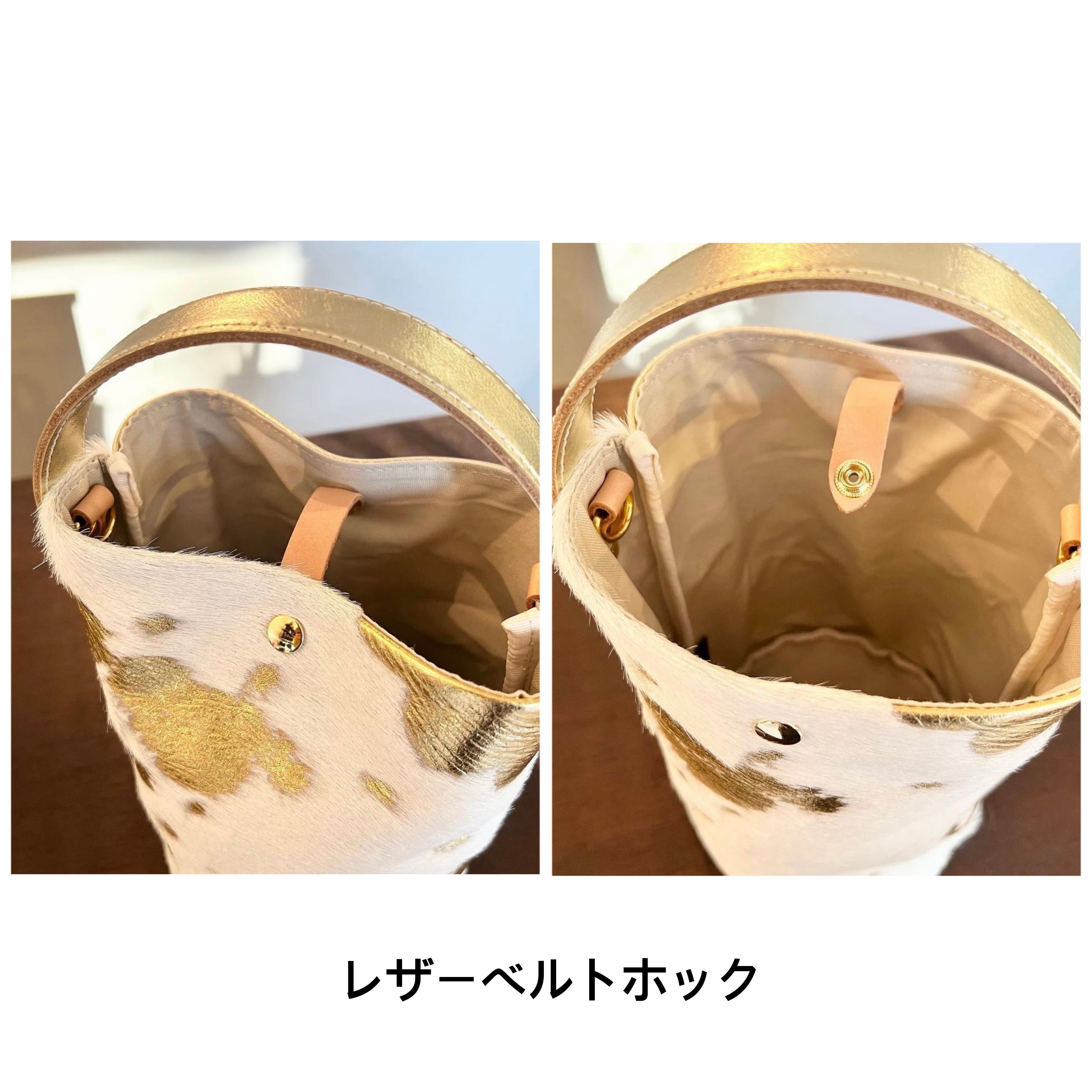 本革 バンビリアルファー トートバッグ