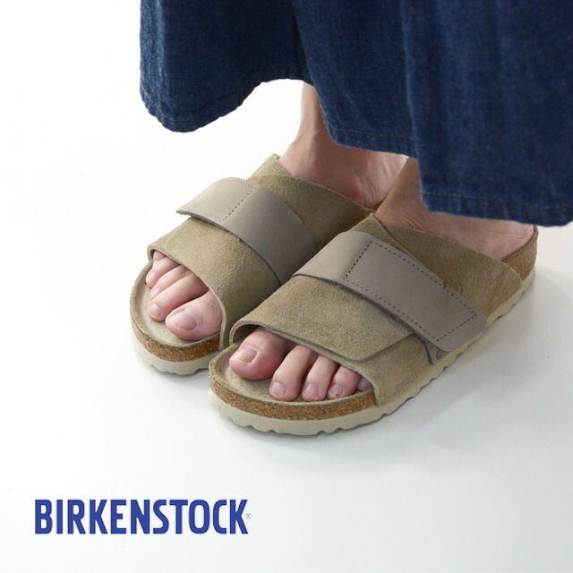 BIRKENSTOCK [ビルケンシュトック正規販売店]W Kyoto SOFT FOOTBED [1019292] 本革 ベロア 【ワイズ ナロータイプ】 キョウト  ソフトフットベッド・スウェード LADY'S [2021SS]