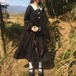 ✞ スカート スタンダードカラースリーブロングコーデュロイ ランタンスリーブ レトロ ✞ゴスロリ SM ミリ 甘ロリ クラロリ 和ロリ エレガント 黒ロリ 姫ロリ 華ロリ BB-BB97033187056