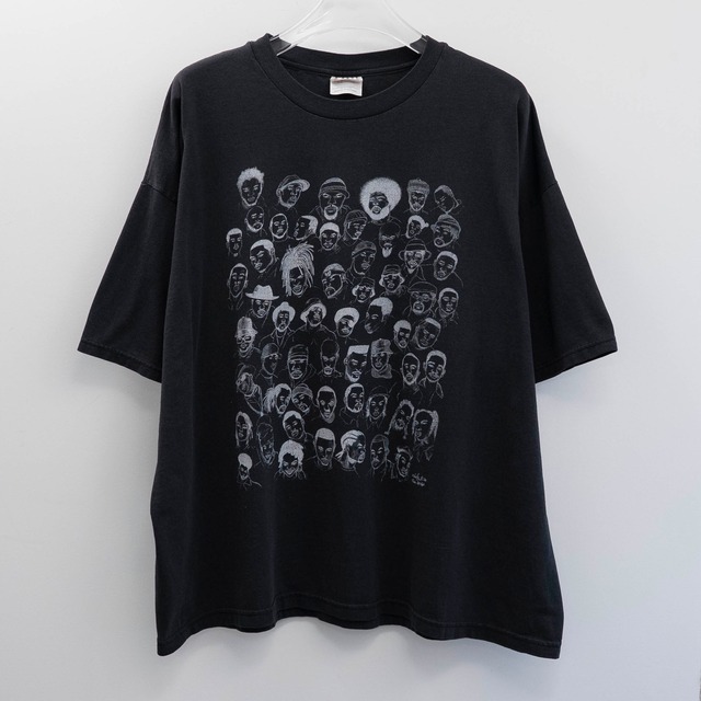 Thanks  Hip Hop " Letter Print " Hanes 2XL【A2-132】