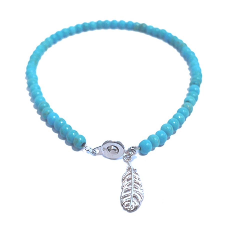 ブレスレット ダイヤモンド K14ブレスレット(4月誕生石)《ZH10229-WG