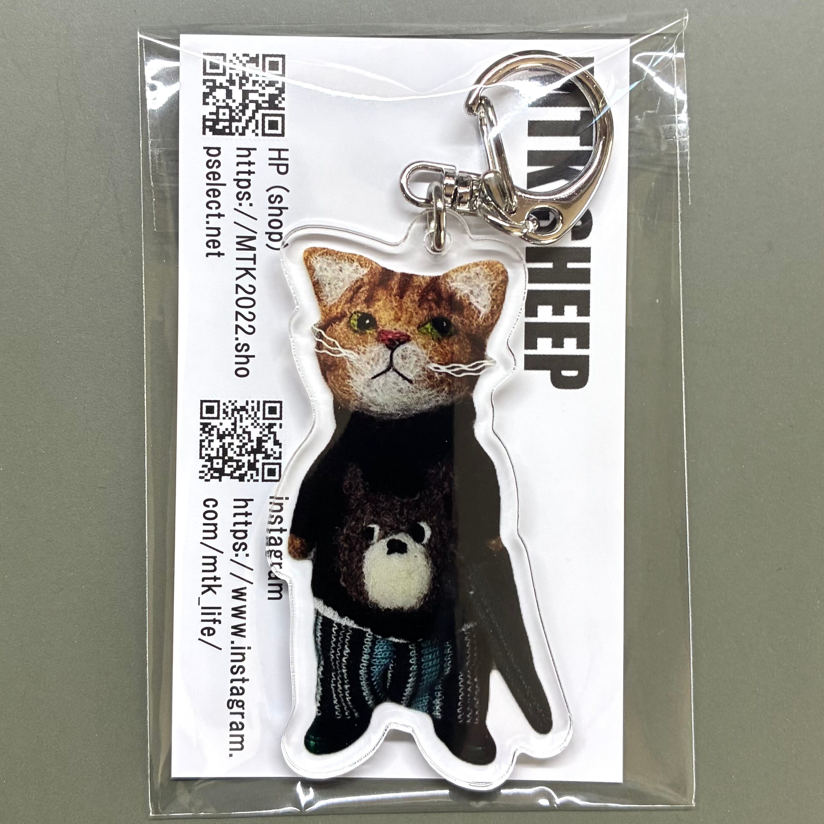 MTK SHEEP 猫の顔ブローチ　箱有り MTK SHEEP 猫の顔ブローチ 箱有り 【公式通販】