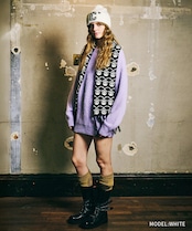 デコレートロゴニットビーニー (WHITE) CQ-47533