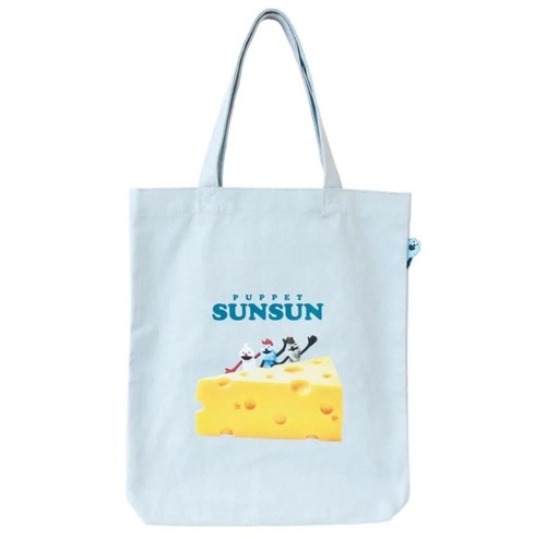 パペットスンスン ぴょこっとトートバッグ チーズ