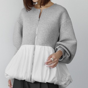 ペプラム ギャザー ブルゾン 3412491