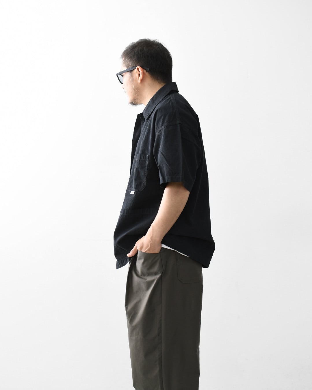DANTON [ダントン] M COVERALL S/S SHIRT [DT-B0239MUG] カバーオール