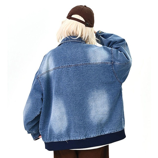 サファリエンブロイダリーデニムブルゾン   R01542