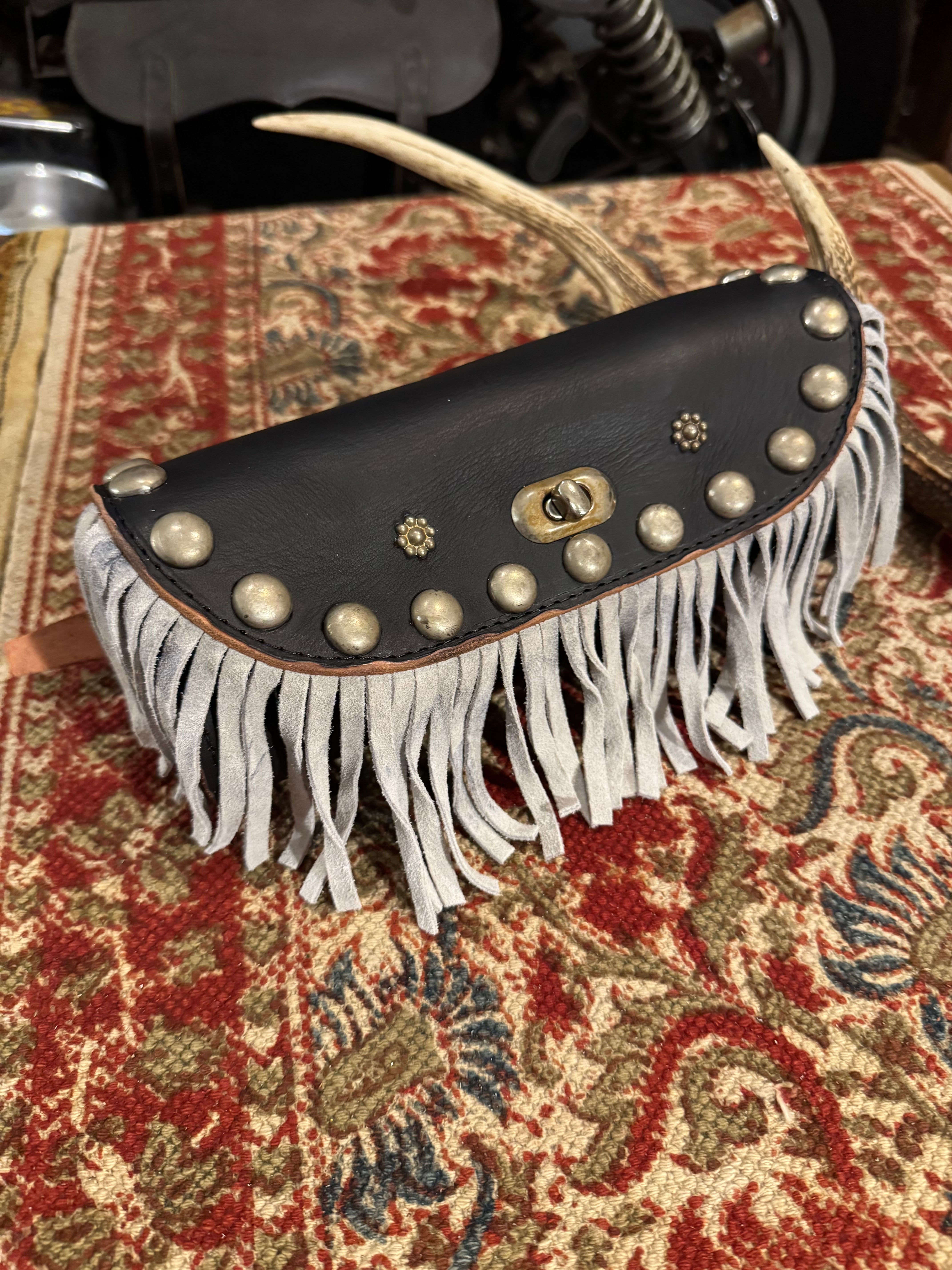 BOMBOILER ボムボイラー　ツールバック　フリンジ BOMBOILER CUSTOM LEATHER