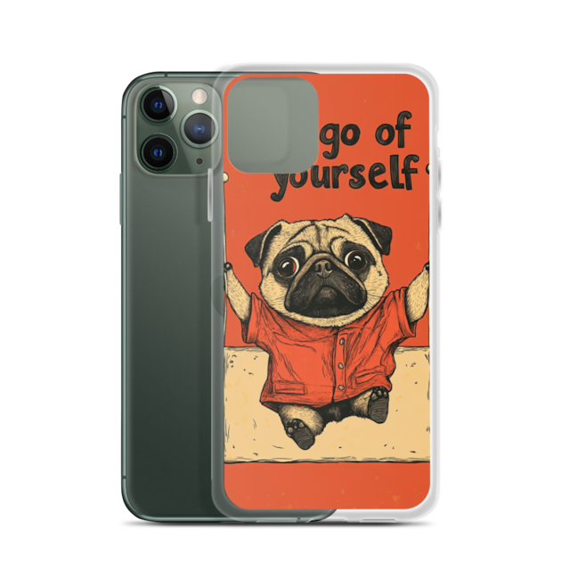 ブランコ パグ iPhone®ケース