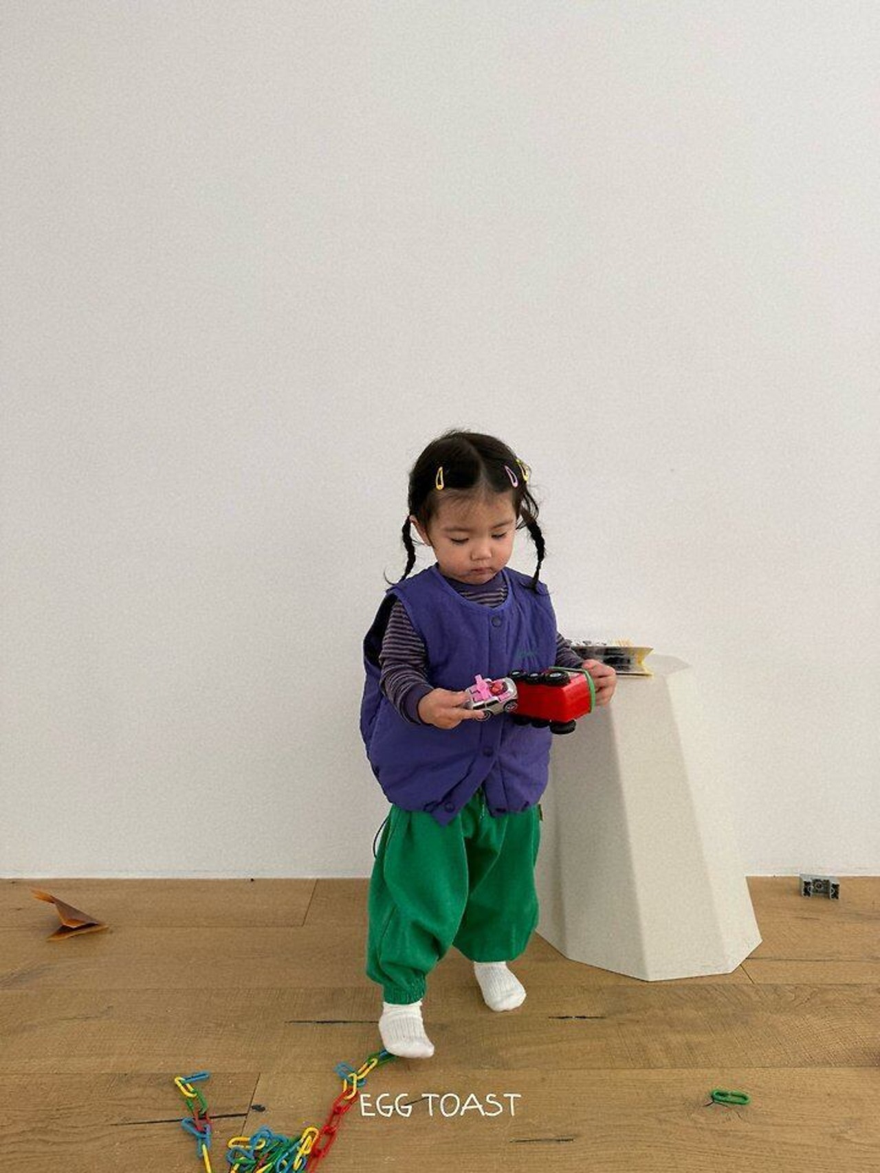 【取寄】EGG TOAST ｜ミシュランベスト｜秋服｜韓国子供服｜26/AT