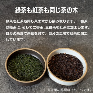 無農薬栽培の嬉野茶  うれしの紅茶 リーフ or ティーバッグ