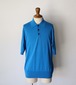 MEIAS “ CO / SI Knit Polo PO ( Blue )”