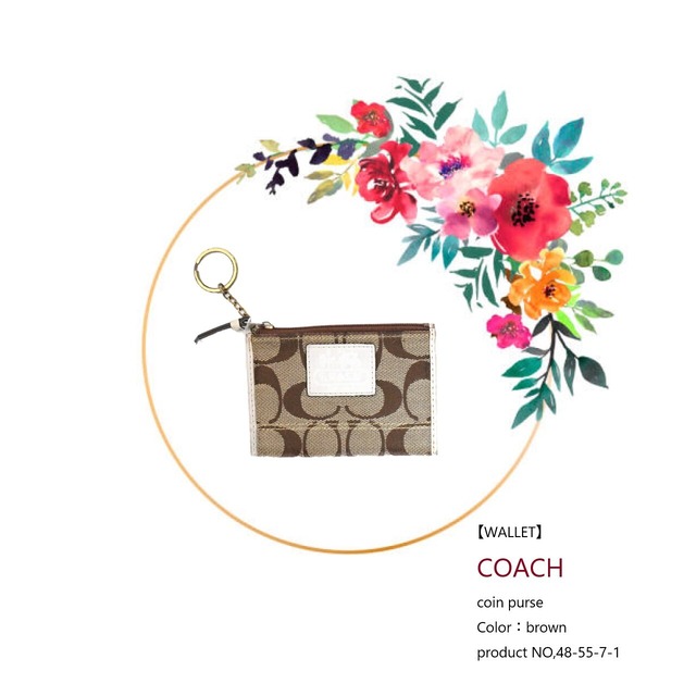 NO,48-55-7-1                                                                                                   【WALLET】COACH