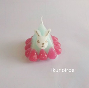 pyramid rabbit candle