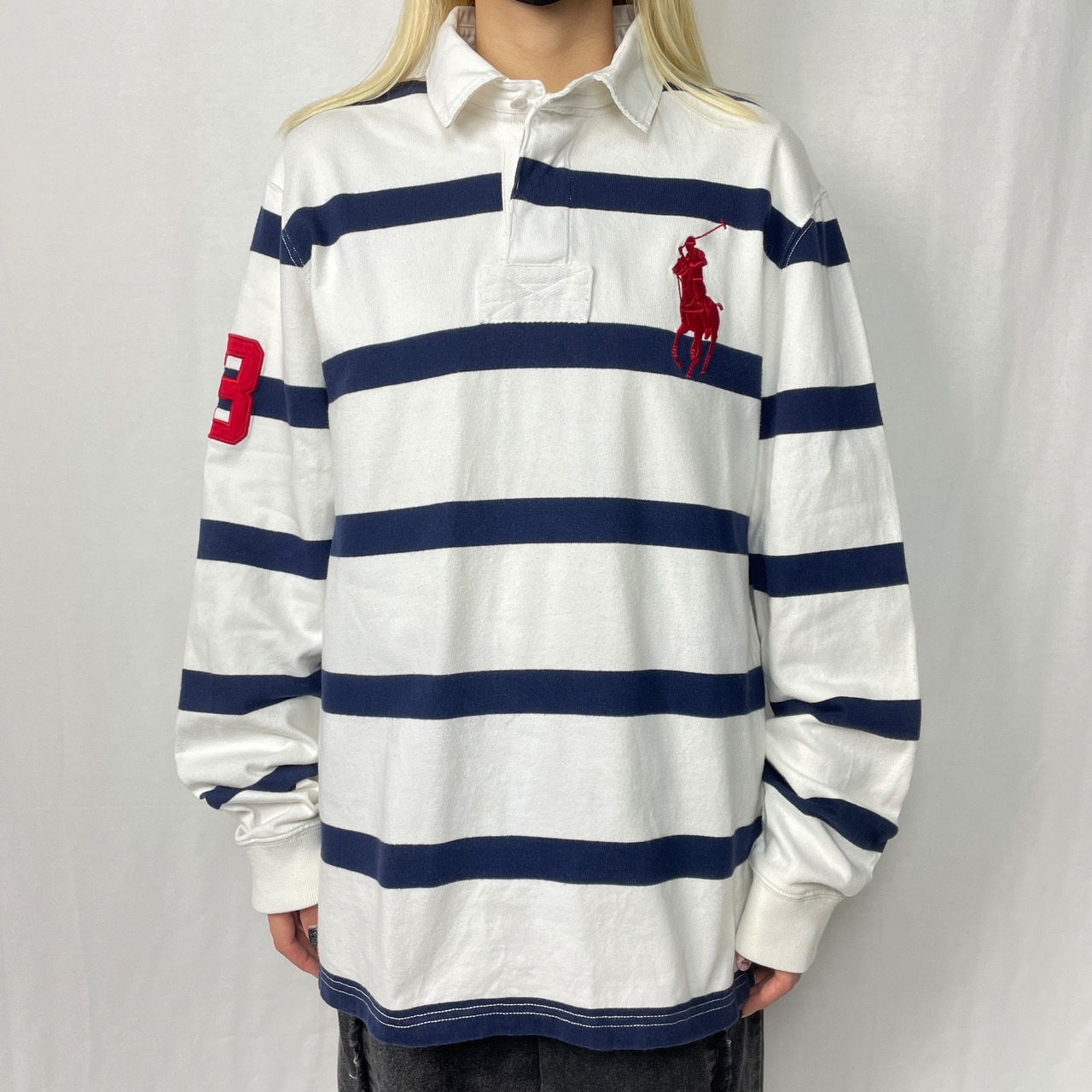 Polo by Ralph Lauren ポロバイラルフローレン ボーダー エルボー 
