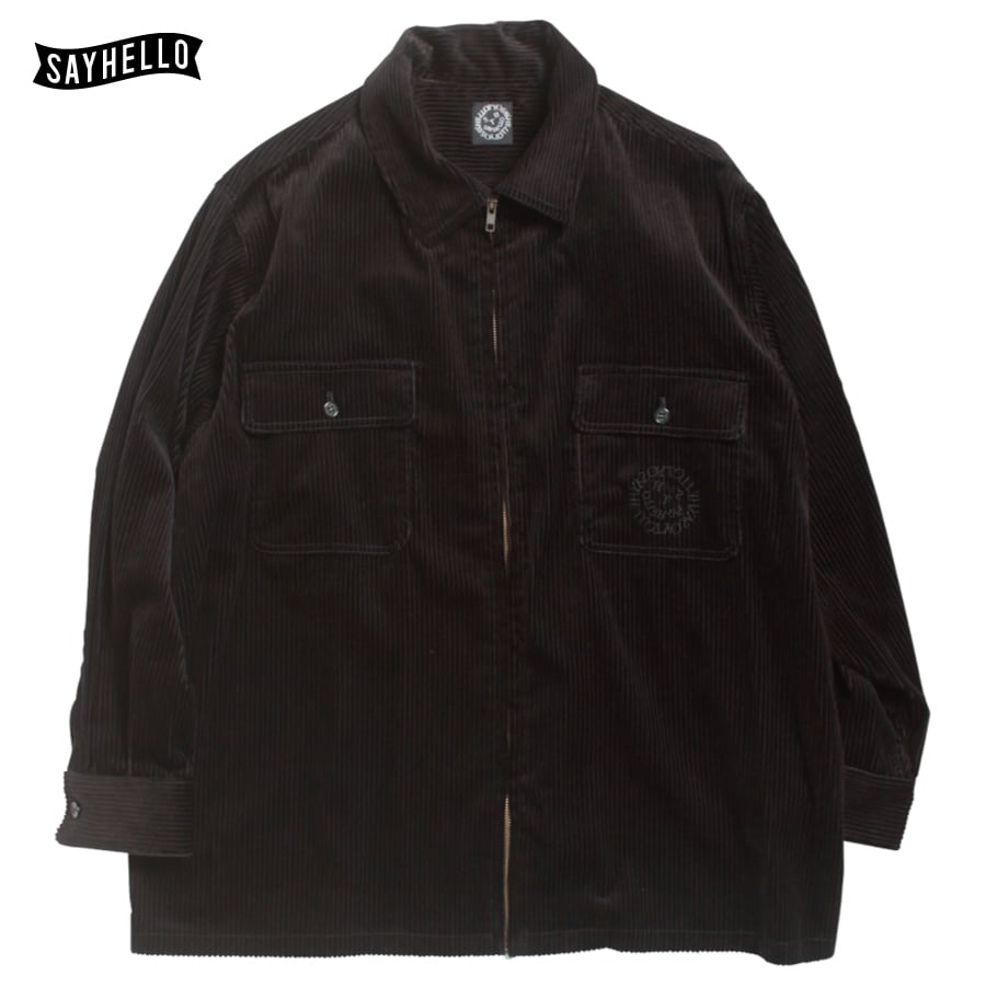 SAYHELLO : CPO-Zip Shirts Jacket