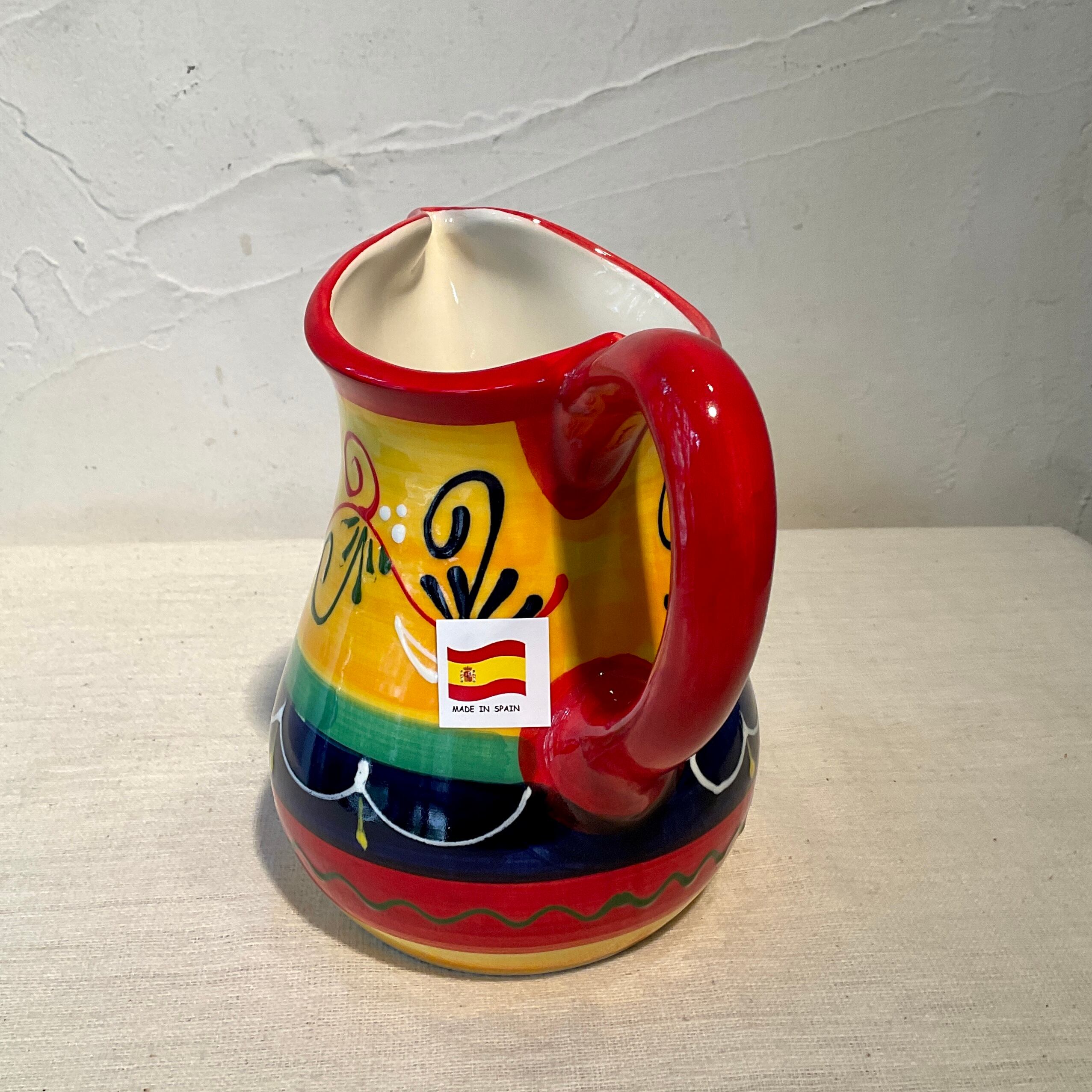 スペイン陶器】ピッチャー | 照明＆エシカルライフスタイル