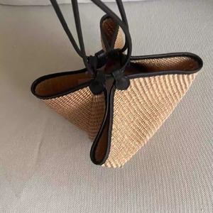 即納商品：noémie handwoven small bucket bag（2color）ベージュ＜b2396＞