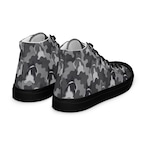 WIGGLE CAMO monochrome High-Top Sneakers(Men’s)  [S0004]