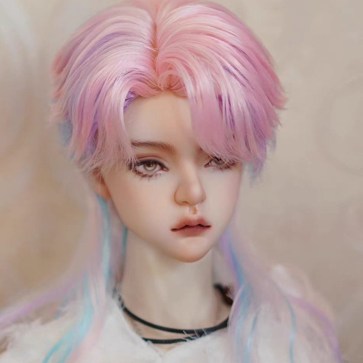 ウルフカット BJD 1/3 かつら 耐熱 ヘッド パーツ 球体関節人形 ウルフカット BJD 1/3 かつら 耐熱 ヘッド パーツ 球体関節人形