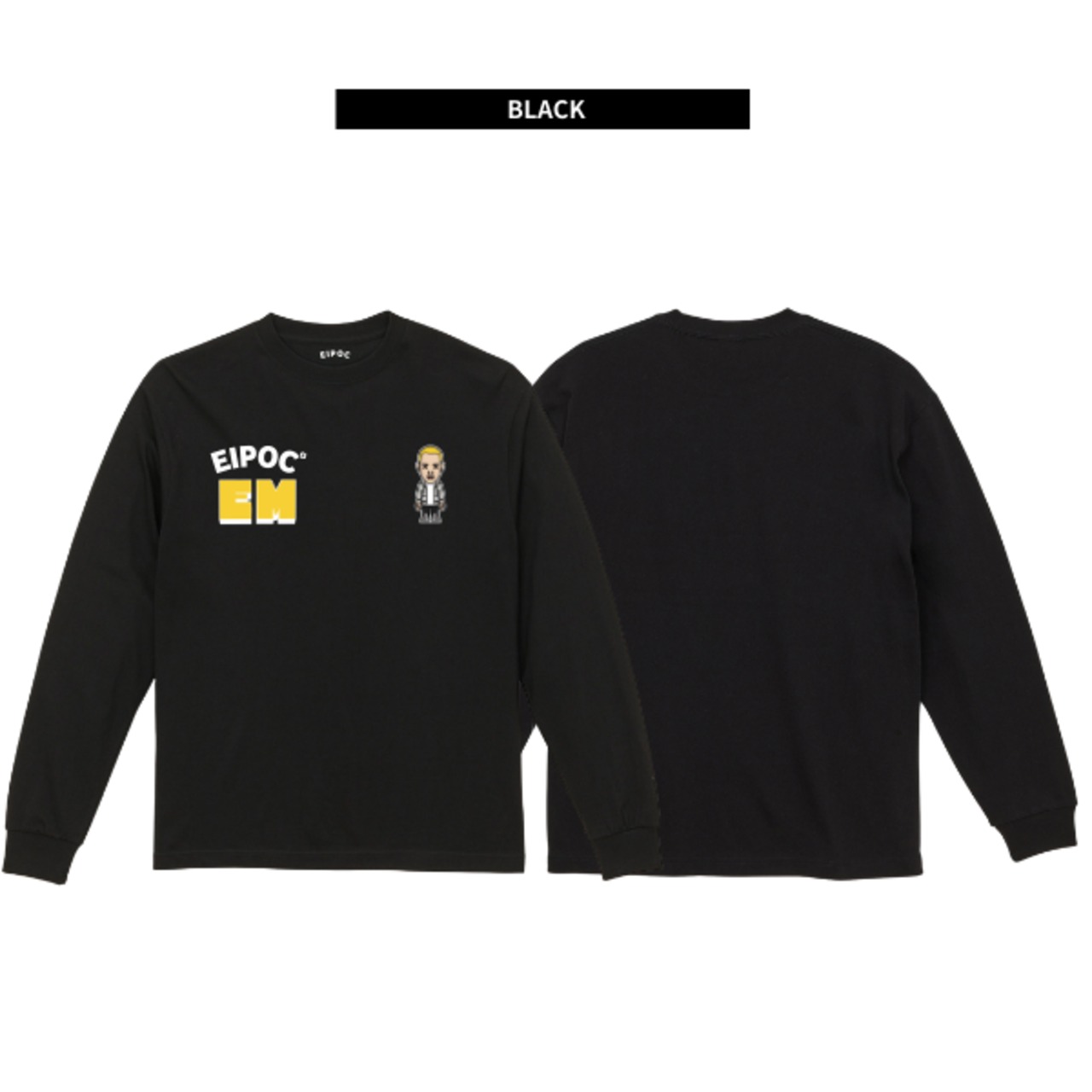EIPOC PARIS "EM" L/S T-Shirts (Black/White) - 2