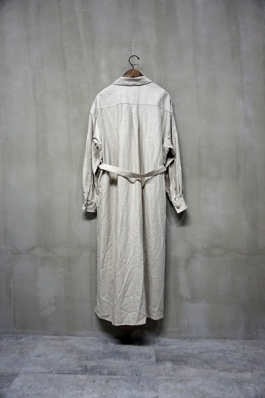 Linen Long Shirt Coat