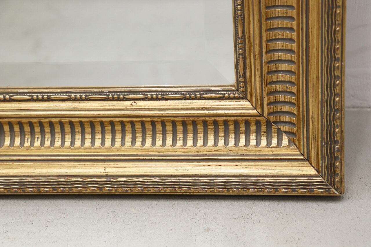 沼津店】ヴィンテージ クラシカル ゴールド 壁掛け ミラー 鏡 額