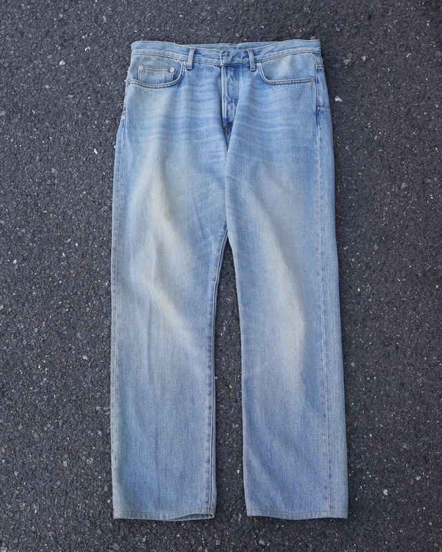 【Dior】washed tapered denim