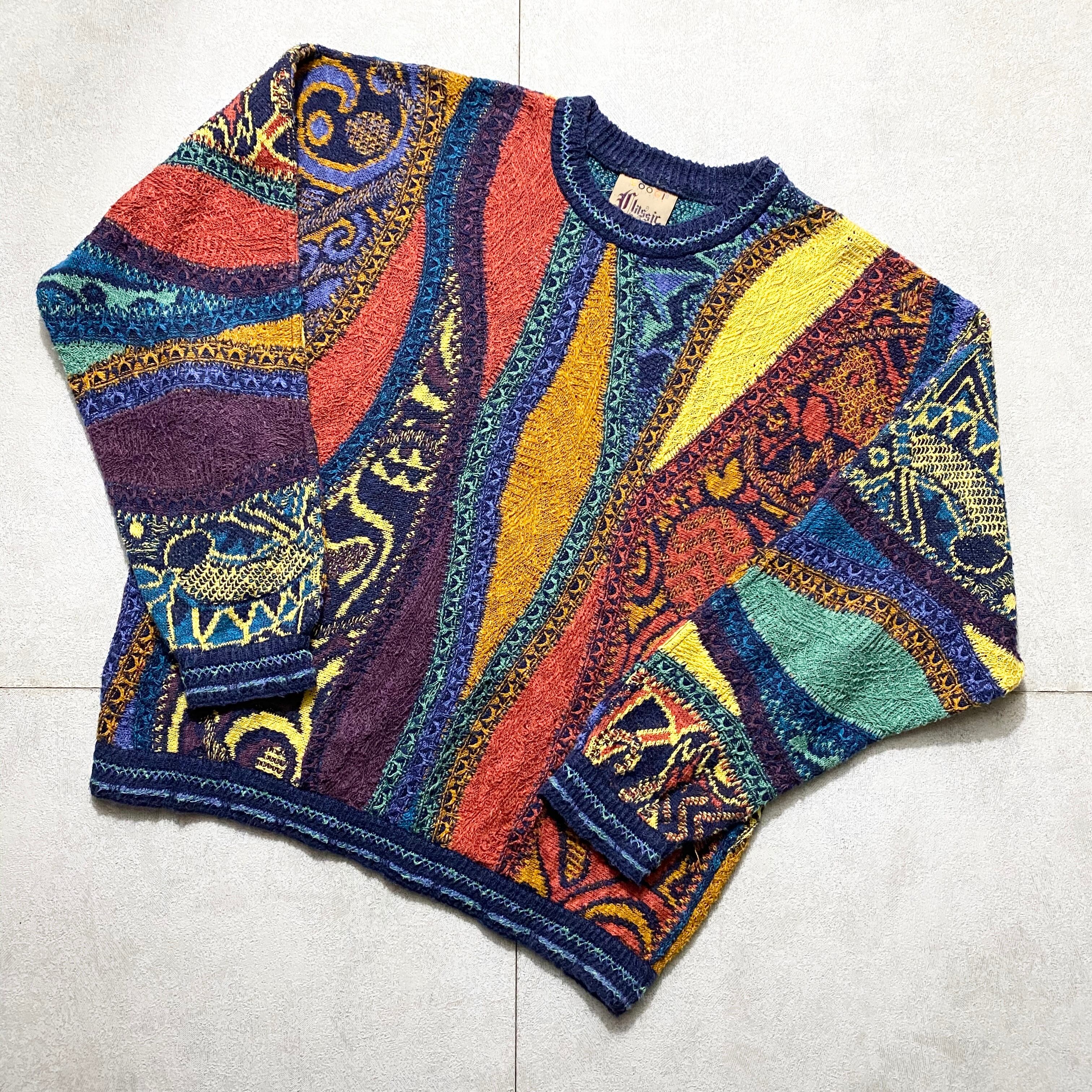 COOGI ノースリーブギミックニット vintage COOGI cotton×linen COOGI ノースリーブギミックニット vintage COOGI cotton×linen