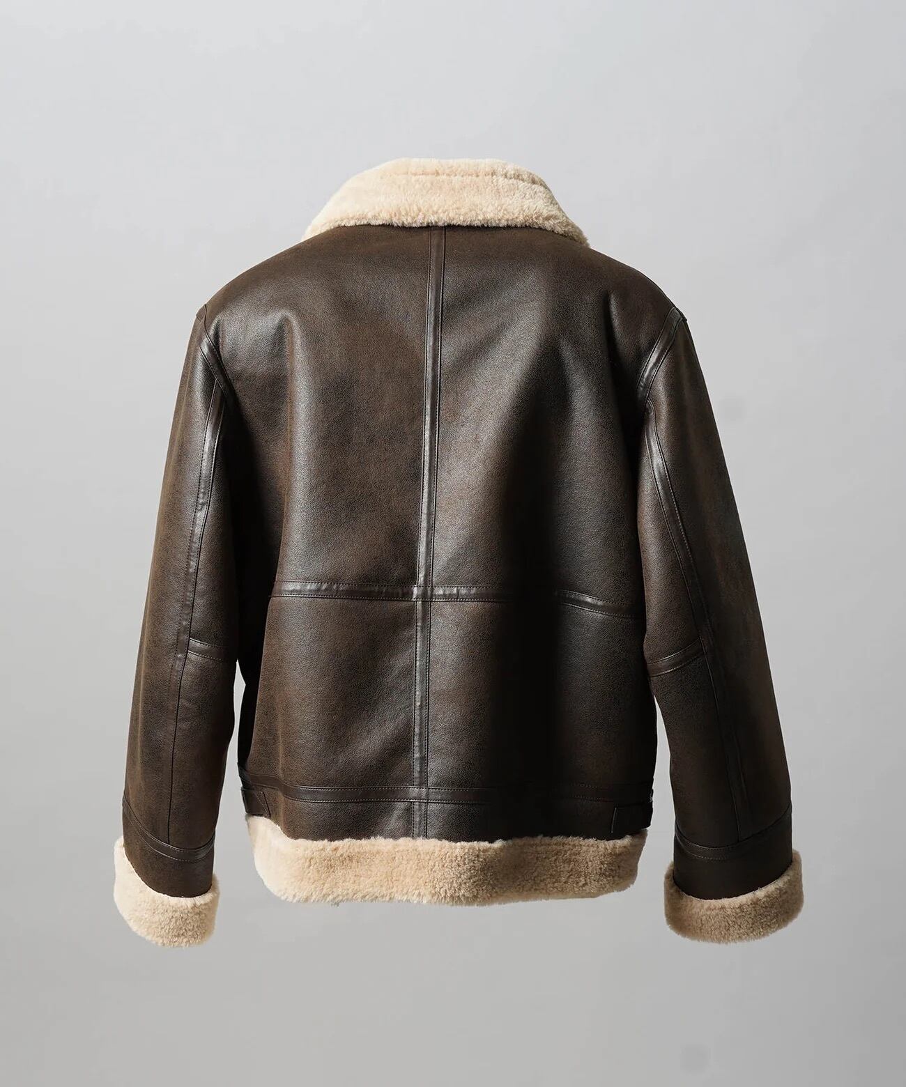 MAISON SPECIAL】B-3 Fake Mouton Jacket brown 11252211616 | select