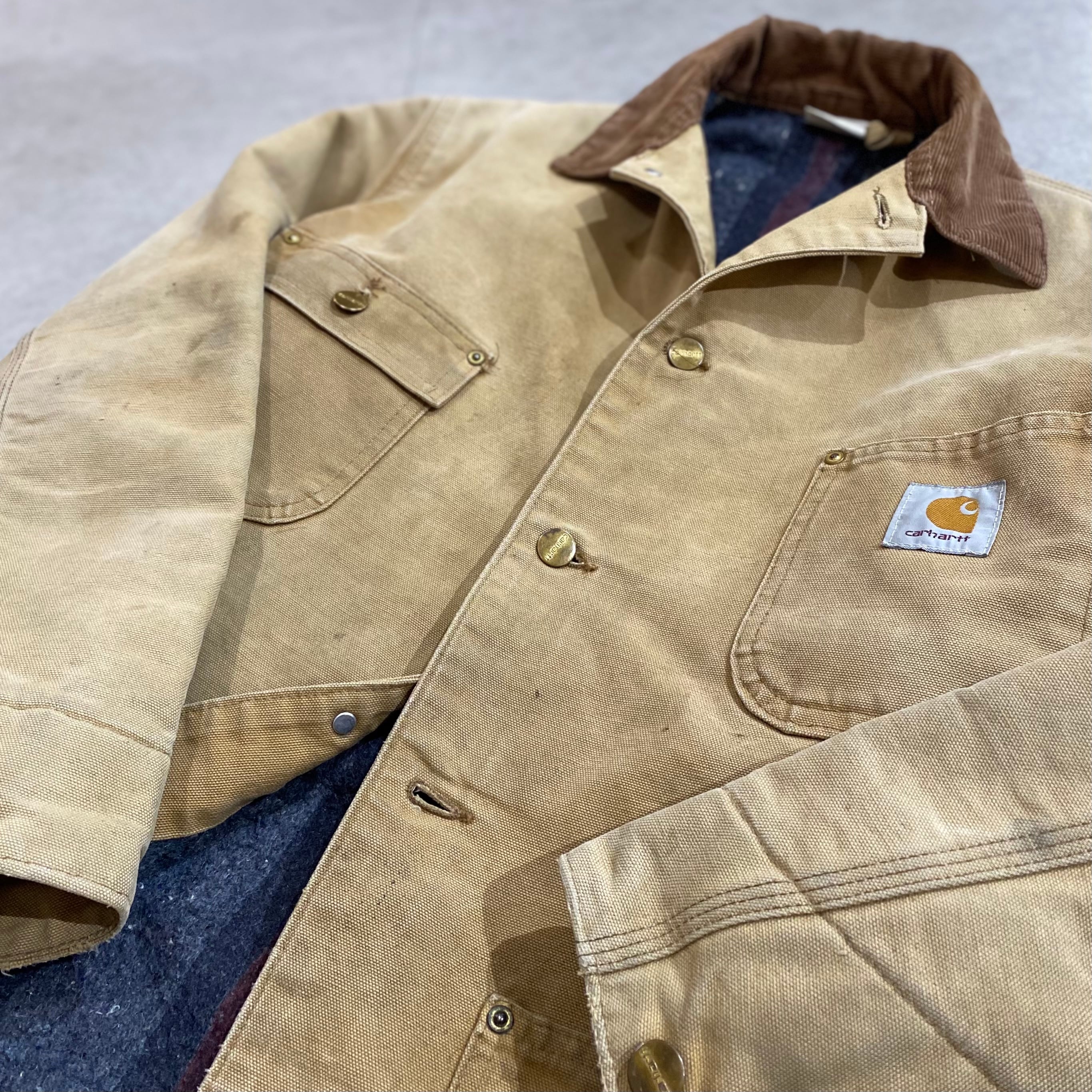 USA輸入 Carhartt カーハート カバーオール ベージュ