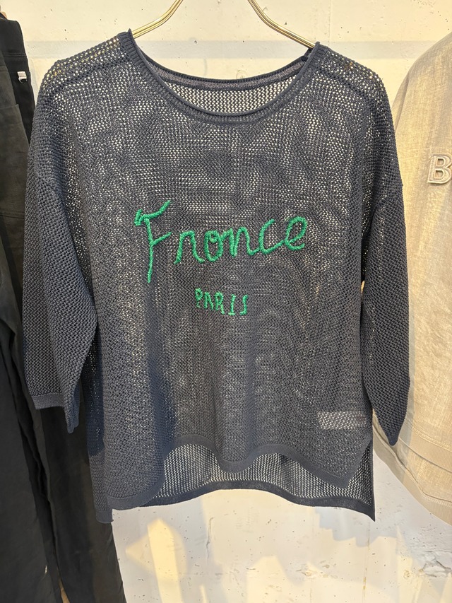 リネンライク　ワイドパンツ　621608