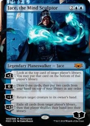 MTG《精神を刻む者、ジェイス/Jace, the Mind Sculptor(MED-WAR)》英語 Foil
