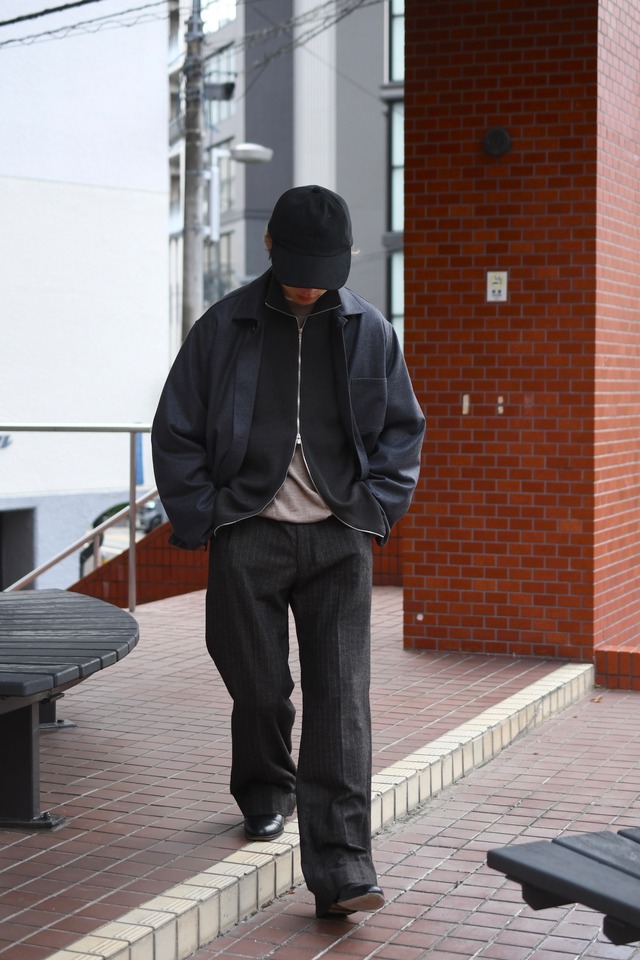 BATONER / SUPER HIGH TWIST WOOL DRIVERS KNIT (Brown)