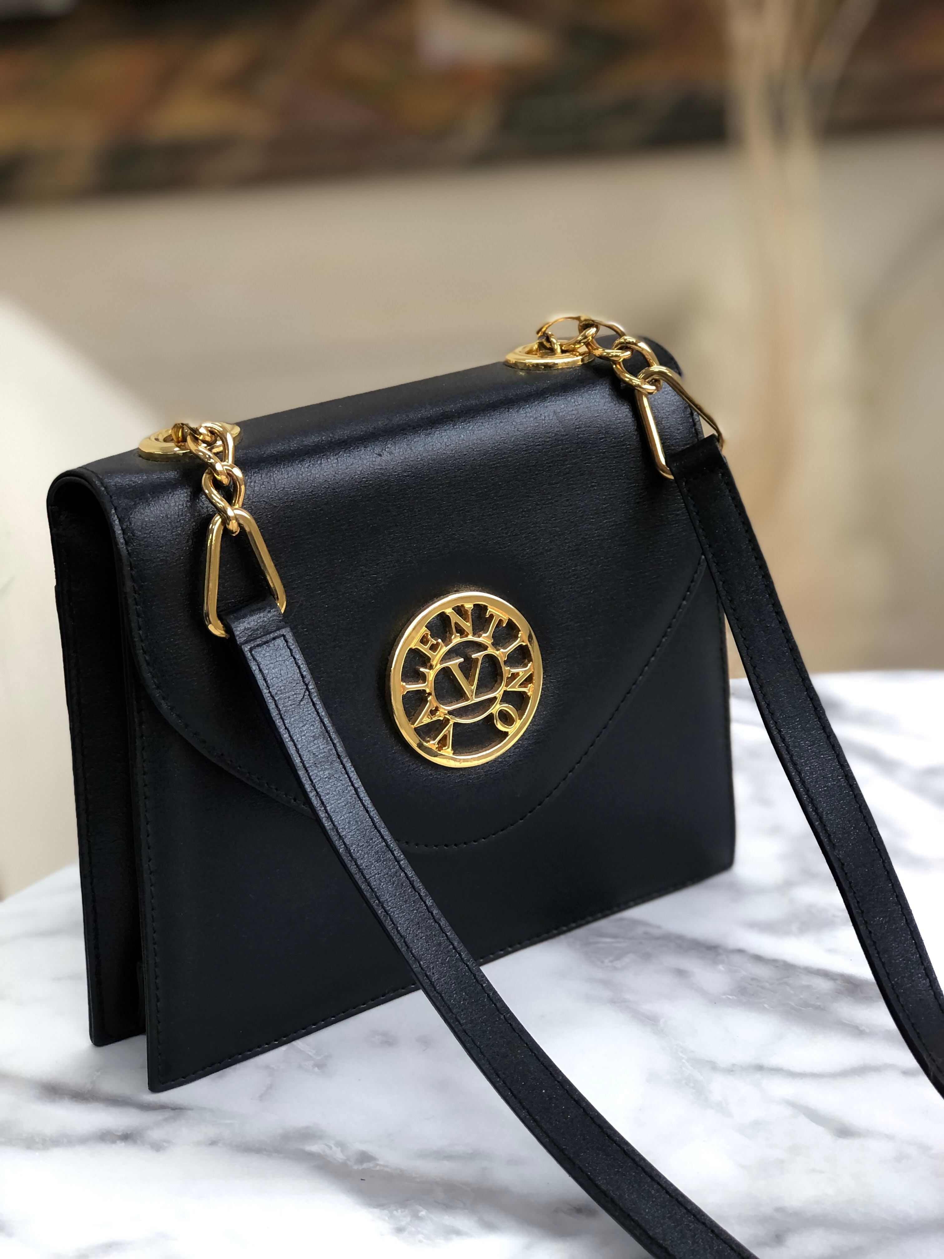 VALENTINO GARAVANI ロゴモチーフ　ハンドバッグ　ヴィンテージ VALENTINO GARAVANI ロゴモチーフ ハンドバッグ ヴィンテージ