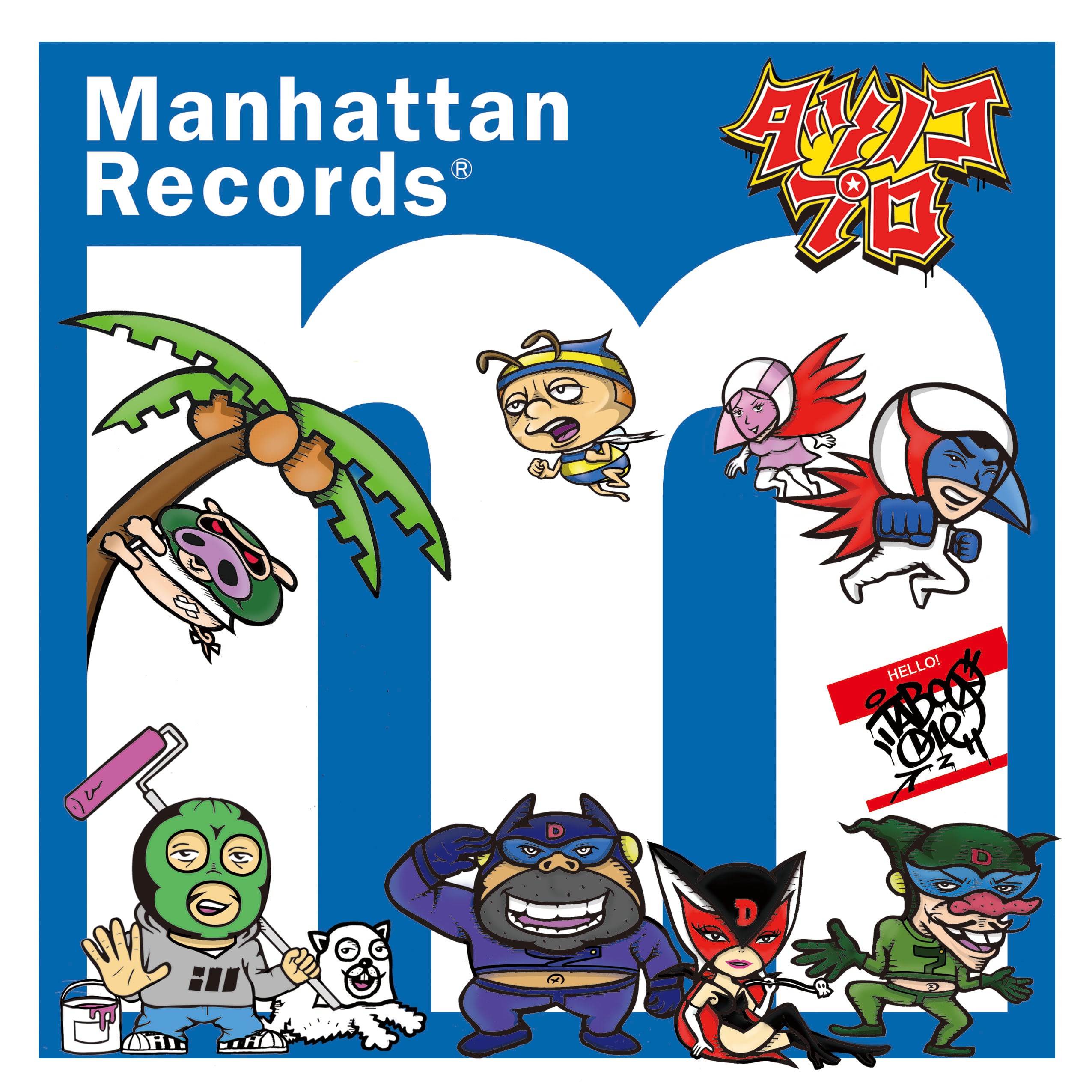 タツノコプロxTABOO1x Manhattan recordsステッカー2枚1set | taboo1