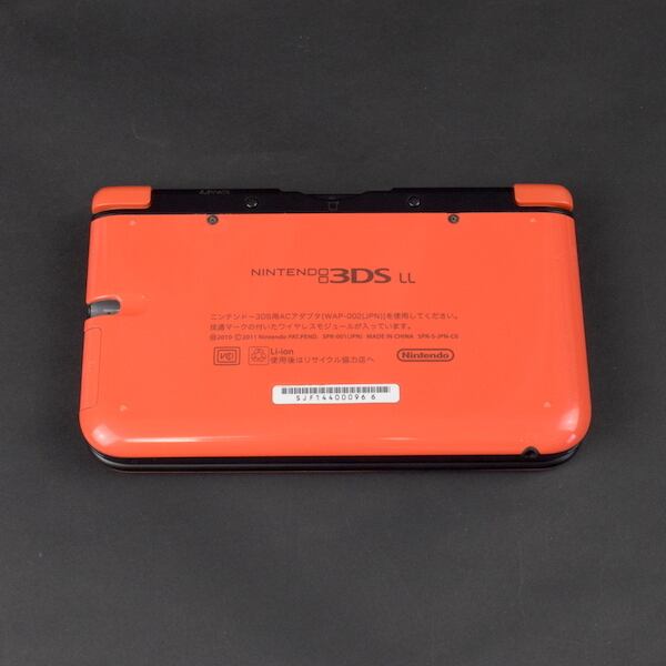 実働品】ニンテンドー3DS LL オレンジ×ブラック リミテッドパック 本体