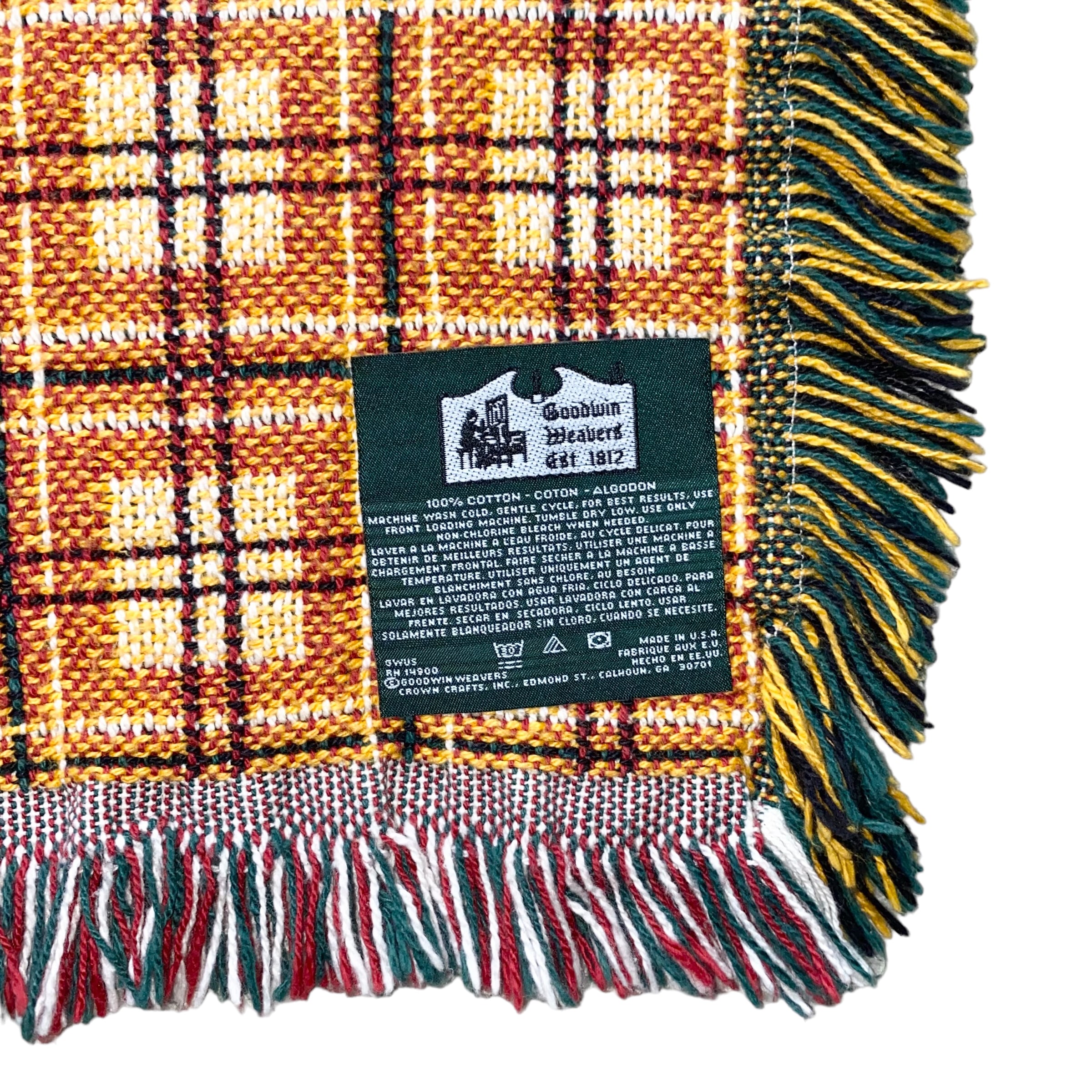 50s アンティーク　Vintage USA Goodwin Guild 毛布 vintage GOODWIN WEAVERS blanket tapestry cardigan jacket | NOIR ONLINE