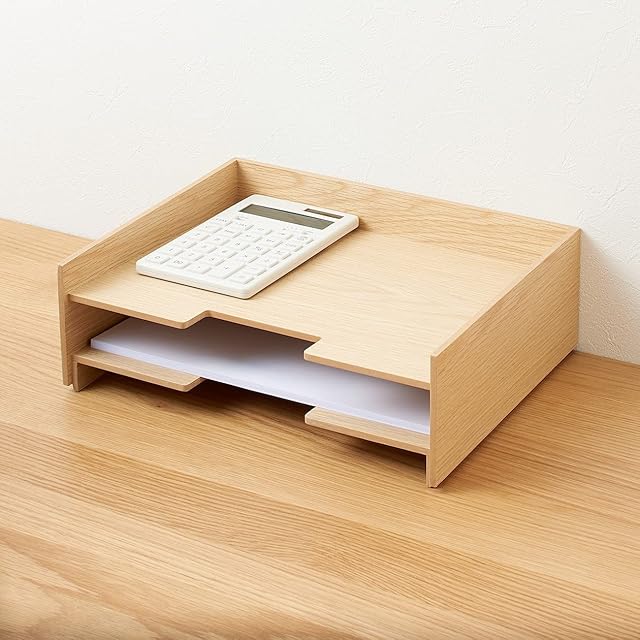 無印良品 木製書類整理トレー A4・2段 82603347 | PAY ID