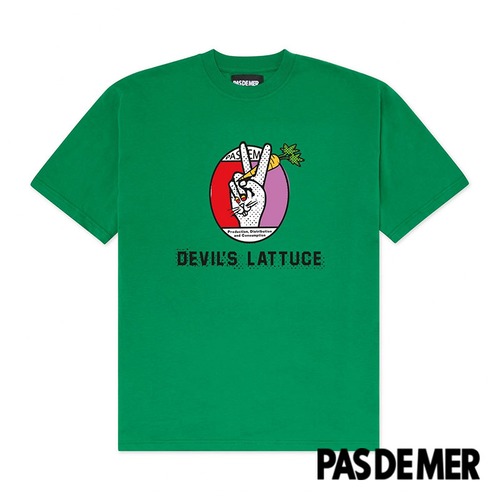 【PAS DE MER/パドゥメ】DEVIL’S LATTUCE T-SHIRT Tシャツ / GREEN グリーン
