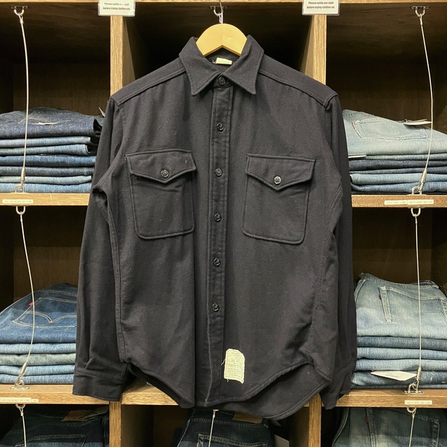 1970'S US NAVY WOOL CPO SHIRT