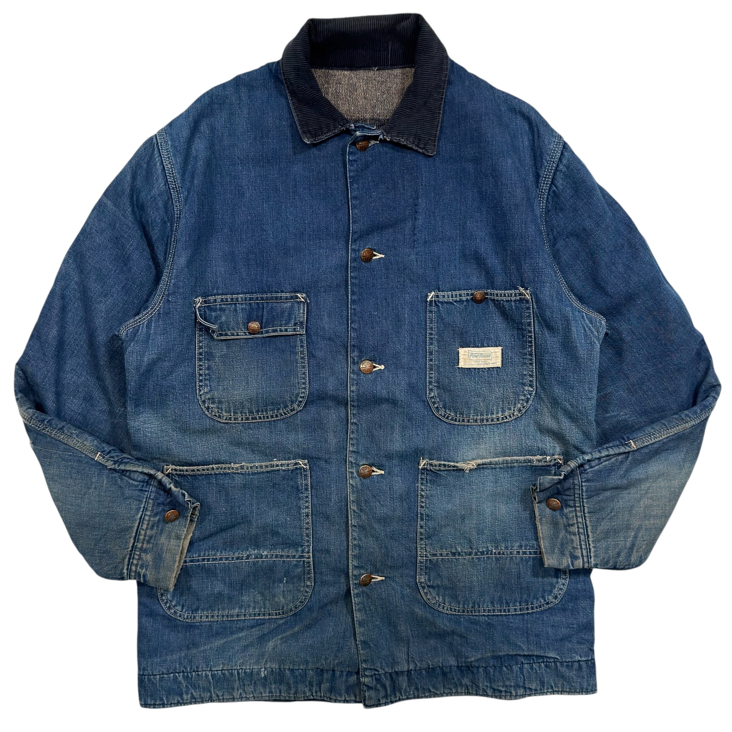 60s UNIVERVAL OVERALL USA製 オーバーオール　デニム 60's UNIVERSAL OVERALL Co. Demim Chore Coat | US TOKYO