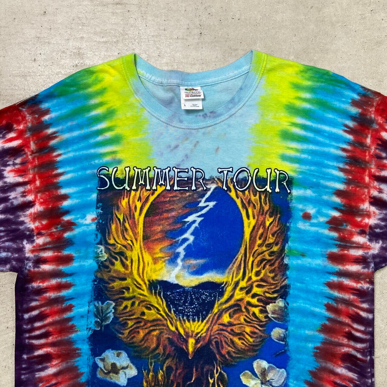 GRATEFUL DEAD風 グレイトフルデッド風 タイダイ染め バンドTシャツ