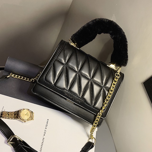 オータムウィンターブラックレッド 秋物 冬物 スクウェア 手作りハンドバック8052994207